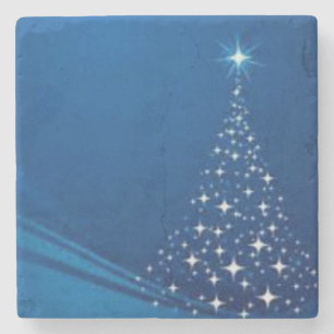 Marble Stone Coaster Christmas