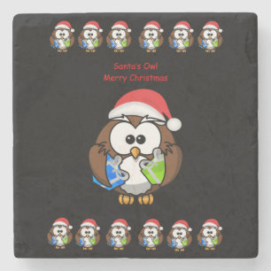 Marble Stone Coaster Christmas