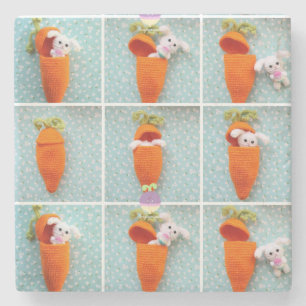 Marble Stone Coaster Easter