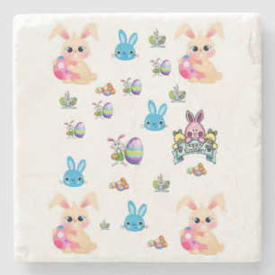 Marble Stone Coaster Easter