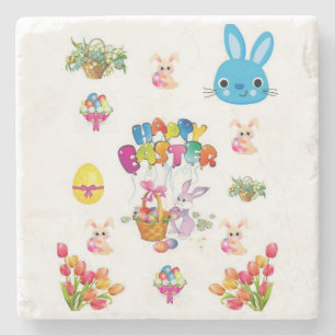 Marble Stone Coaster Easter