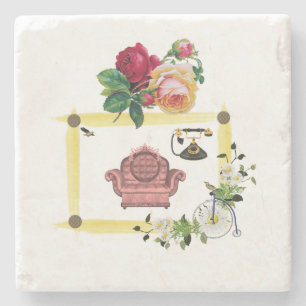 Marble Stone Coaster Victorian