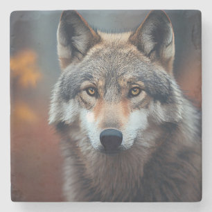Marble Stone Coaster-Wolf Coaster