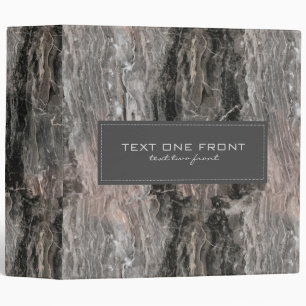 Marble Stone In Grey Tones Binder