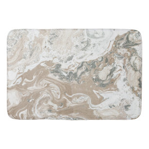 Marble Stone Luxury White Beige Ivory Grey Bath Mat