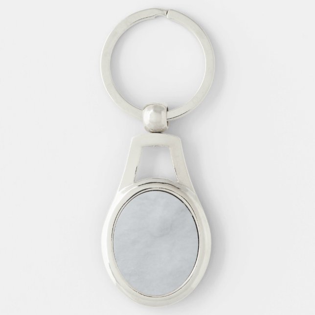 Marble Stone Metal Keychain (Front)