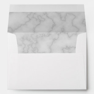 Marble Stone Modern Wedding 5x7 Envelope