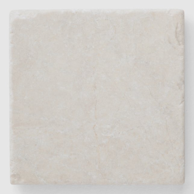 Marble Stone Neutral Grey Tile Background Template Stone Coaster (Front)