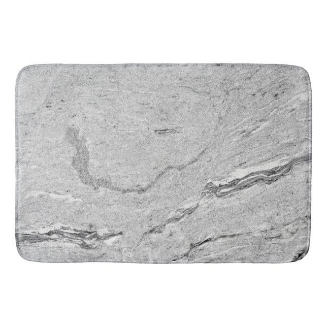 Marble Stone Pattern Bath Mat (Front)