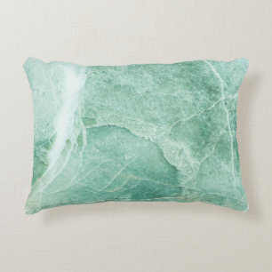 Marble stone pattern, green texture. accent pillow
