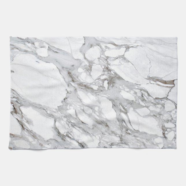 Marble Stone Pattern Kitchen Towel (Horizontal)