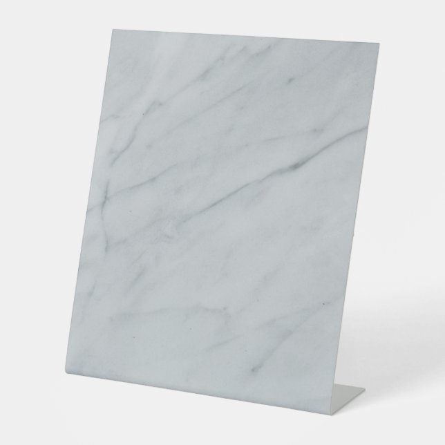 Marble Stone Pedestal Sign (Front)