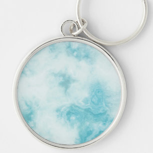 Marble Stone Premium Round Keychain