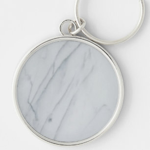 Marble Stone Premium Round Keychain