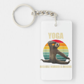 Marble Stone Premium Square Keychain