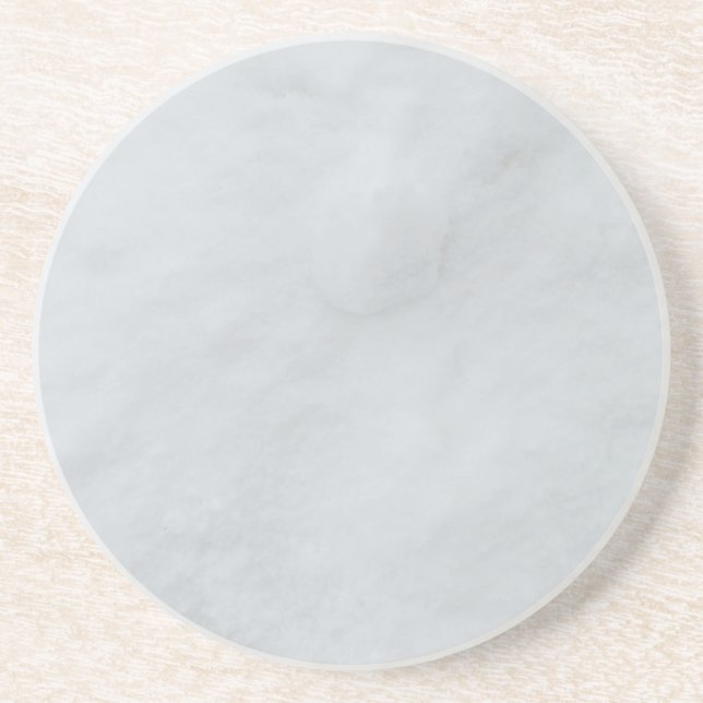 Marble Stone Sandstone Drink Coaster (Front)