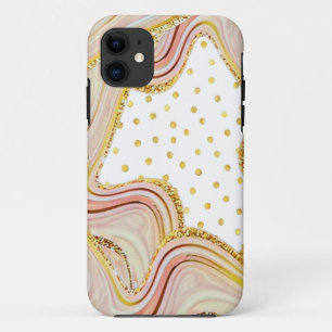 Marble-style iPhone / iPad Cover with Moons