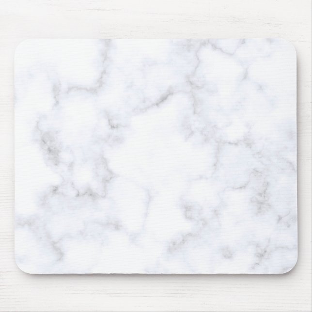 Marble Style Modern Minimalist Mousepad (Front)