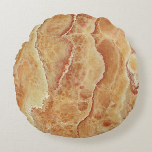 Marble Surface Backgroundmarble,texture,abstract,a Round Pillow