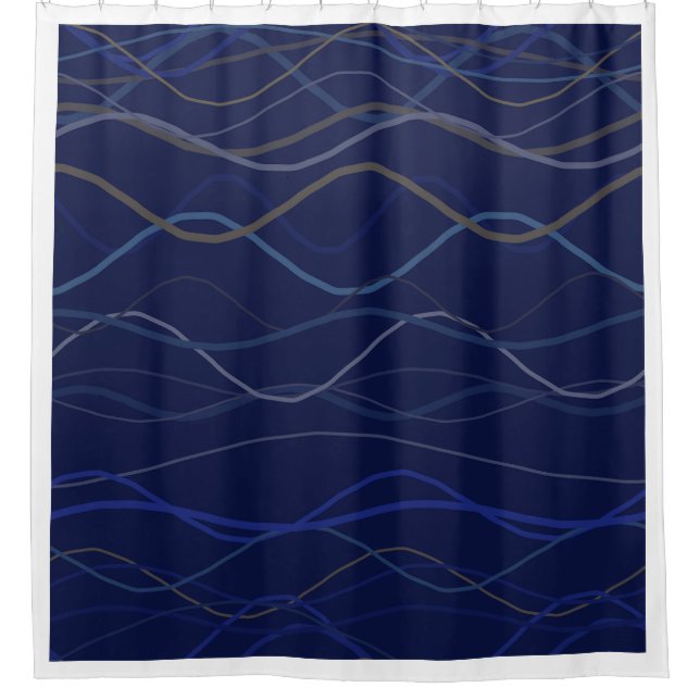 Marble Swirl Blue Gold Seamless Pattern (Front)