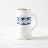 Marble Tendrils on a Stein
