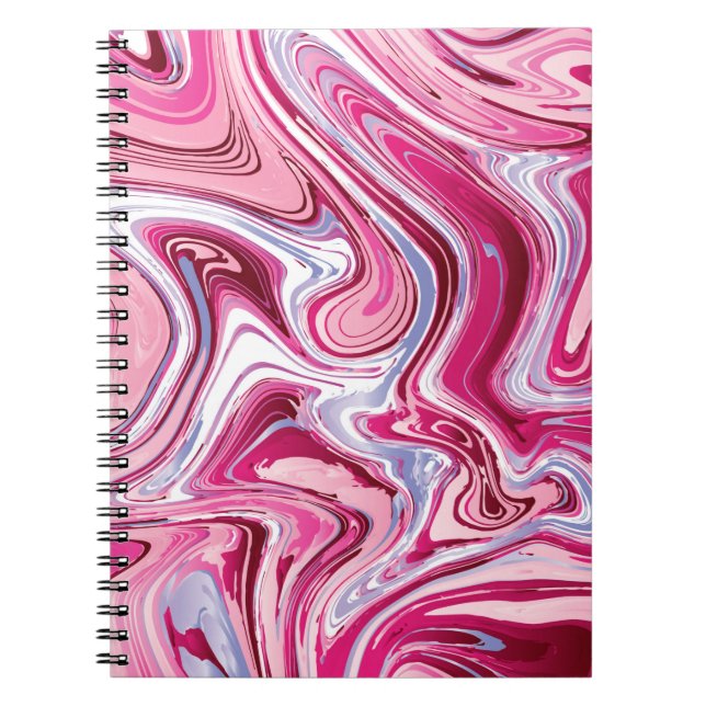 Marble texture background. Liquid marble texture a Notebook (Front)