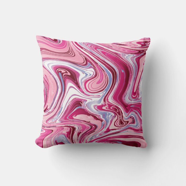 Marble texture background. Liquid marble texture a Throw Pillow (Front)
