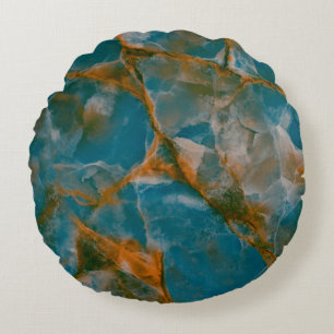 marble texture background, natural breccia marbel round pillow