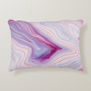 Marble texture background / white gray marble patt accent pillow