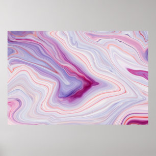 Marble texture background / white gray marble patt poster