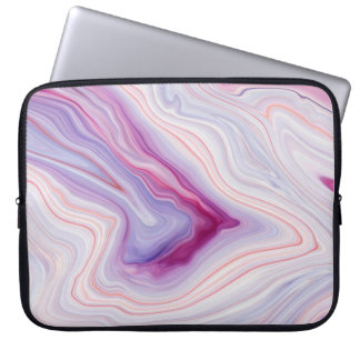 Marble texture background / white grey marble patt laptop sleeve