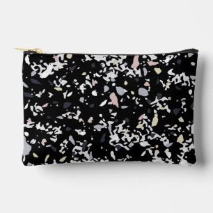Marble Texture Black     Accessory Pouch