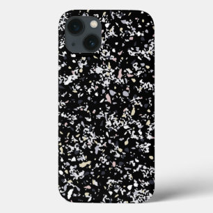 Marble Texture Black iPhone 13 Case