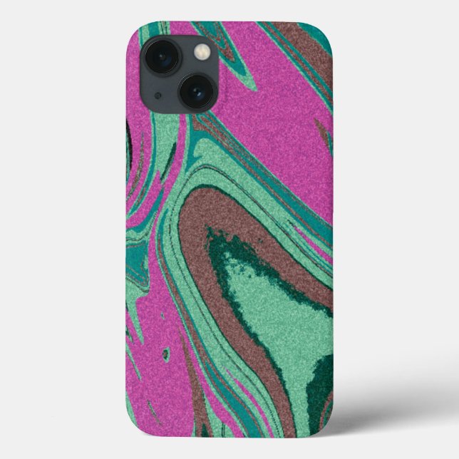 Marble Texture Colourful Case-Mate iPhone Case (Back)