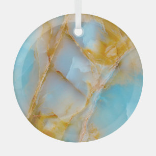 Marble texture, colourful onyx interior. glass ornament