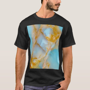 Marble texture, colourful onyx interior. T-Shirt