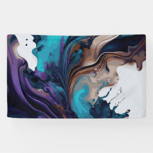 Marble texture design banner