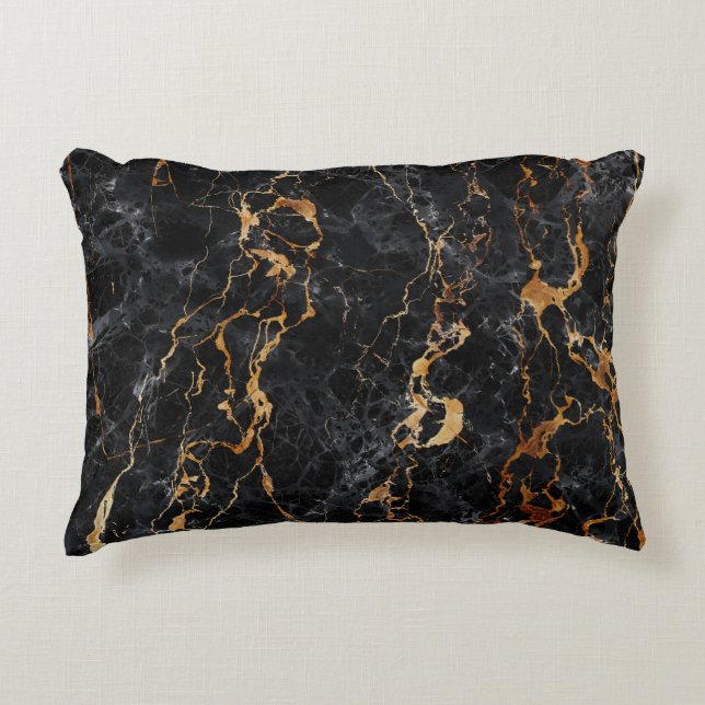 Marble Texture: Elegant Stone Surface. Accent Pillow (Front)