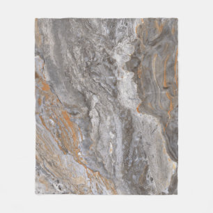 Marble Texture: Italian Limestone Elegance. Fleece Blanket