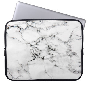 Marble texture laptop sleeve