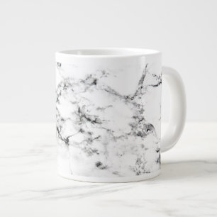 Marble texture large coffee mug