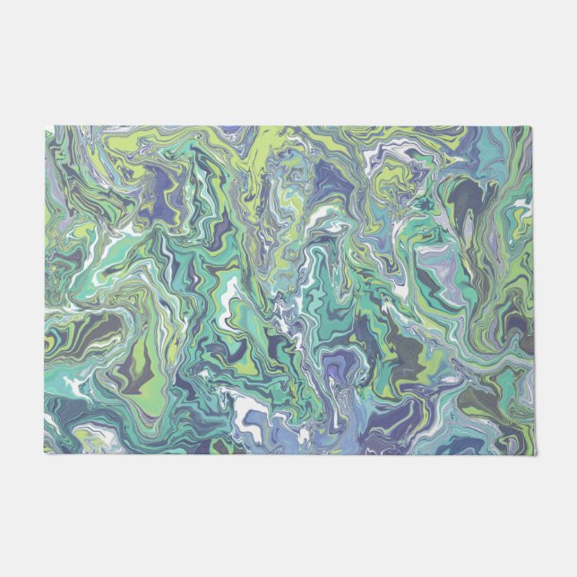 Marble Texture Pattern Cute   Doormat (Front)