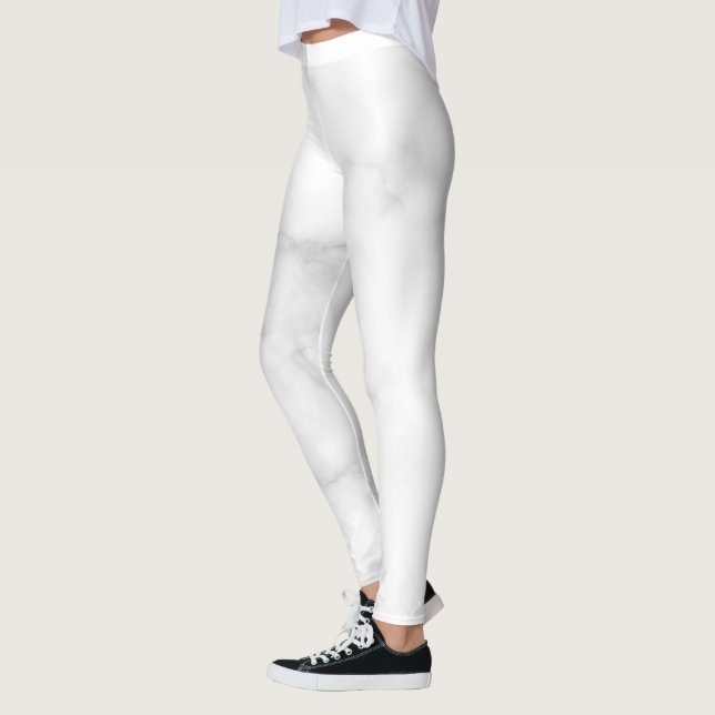 Marble Texture Pattern Leggings (Left)