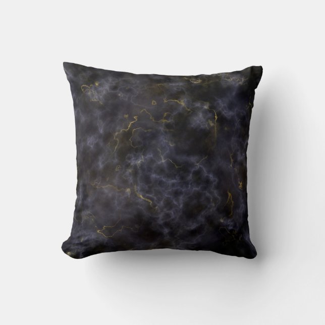Marble Texture Throw Pillow (Front)