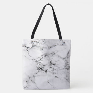 Marble texture tote bag