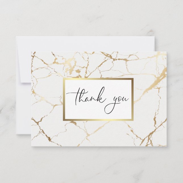 Marble Thank You Cards (Front)