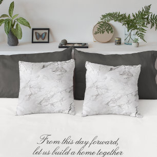 Marble Throw Pillow