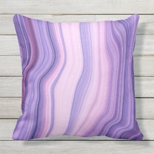 marble ultra violet, ombre purple,violet,pink,chic outdoor pillow