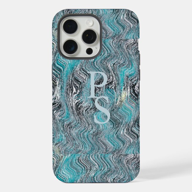 Marble Waves iPhone Case (Back)