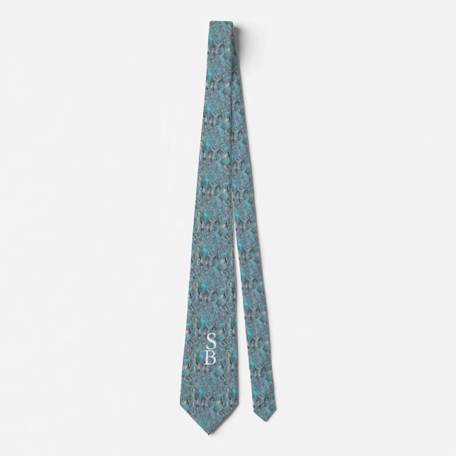 Marble Waves Neck Tie (Front)